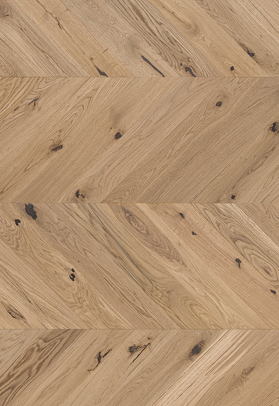 Натуральная открытая пор Chevron Engenered Wood Flooring OA001-7